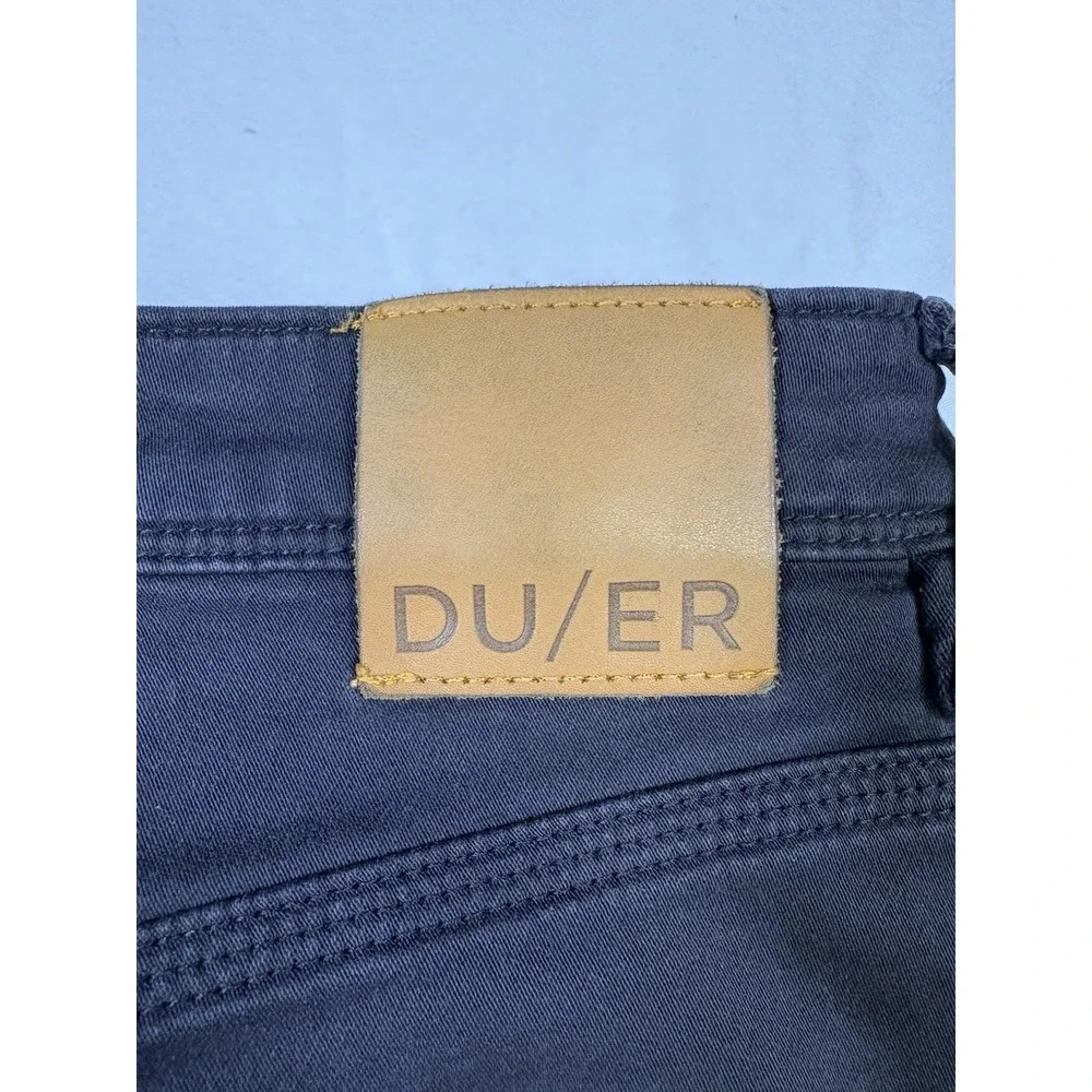 DU/ER No Sweat Slim Fit Pants Mens 32x31 MFNS1001 N2X Stretch Charcoal Black